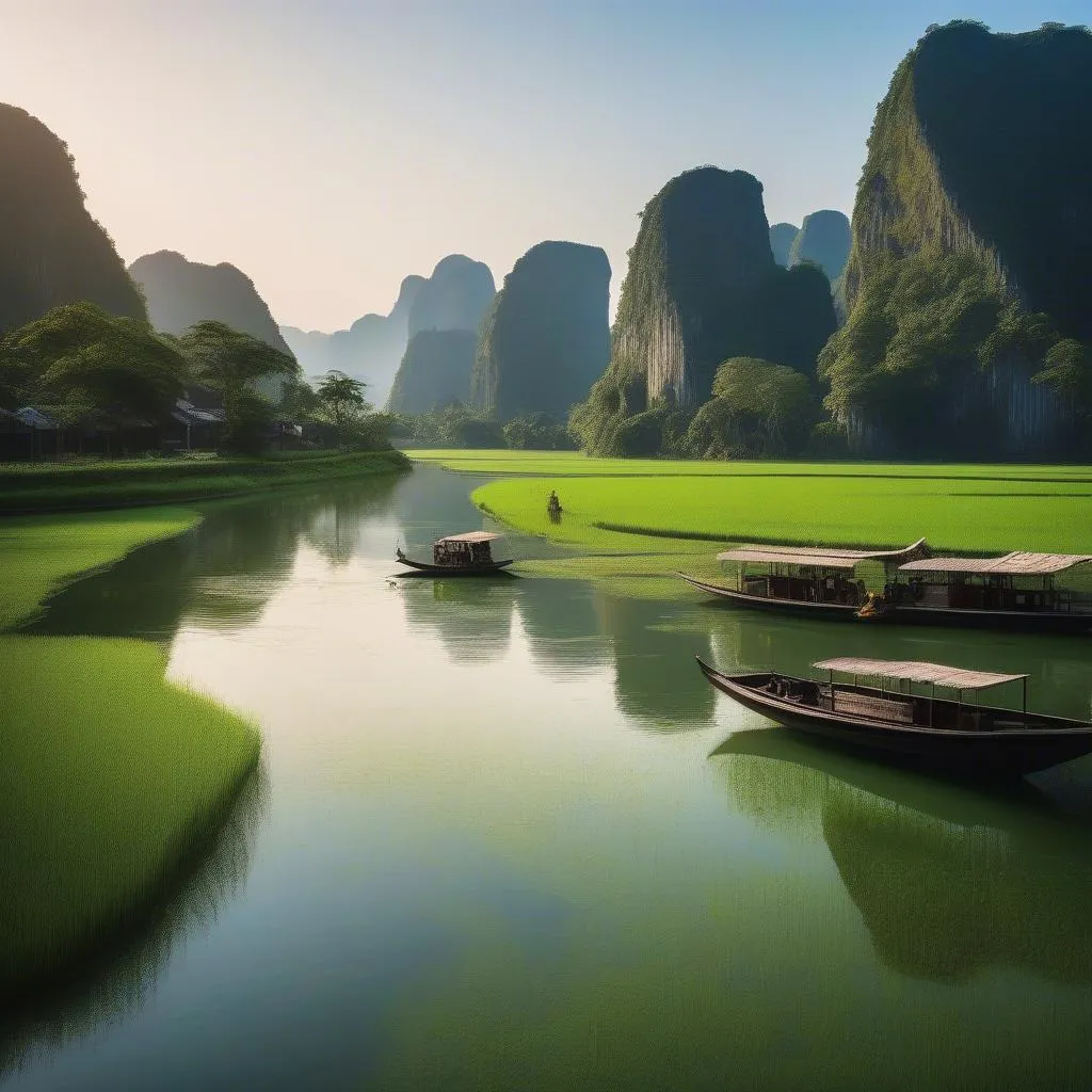 Tam Coc Rice Paddies