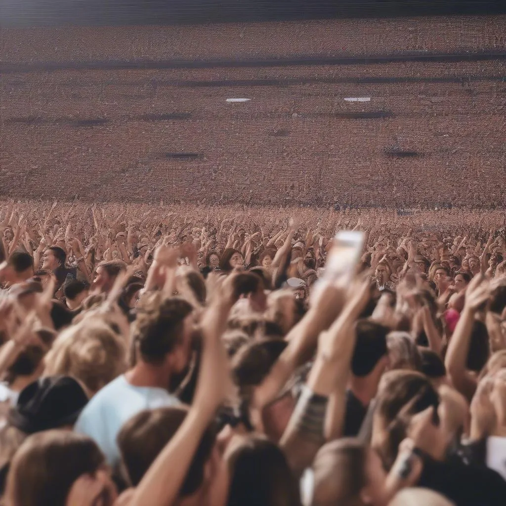 Taylor Swift Concert Crowd