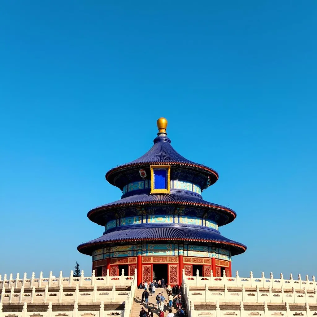 Temple of Heaven, a UNESCO World Heritage site in Beijing