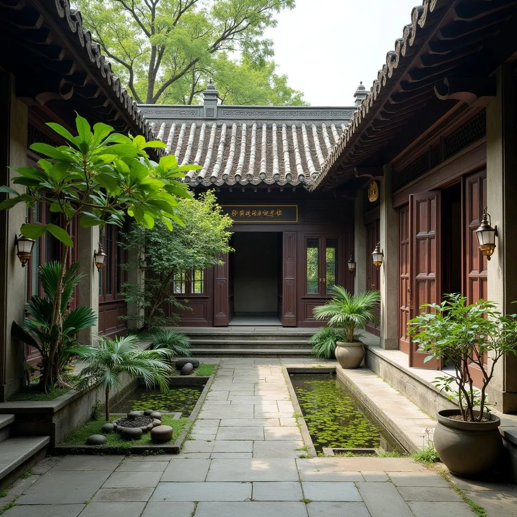 Courtyard of Temple of Literature