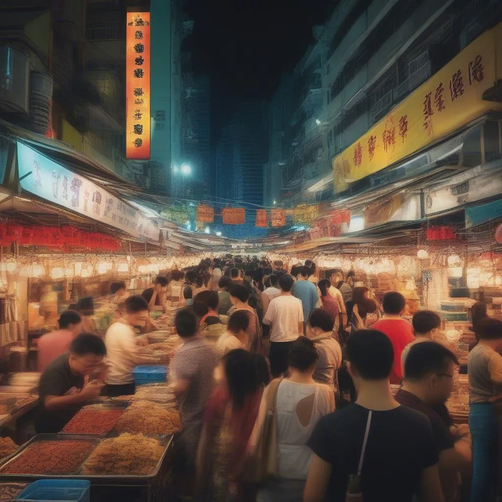 Temple Street Night Market, Hong Kong