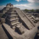 Ancient Aztec Temple Ruins in Mexico City