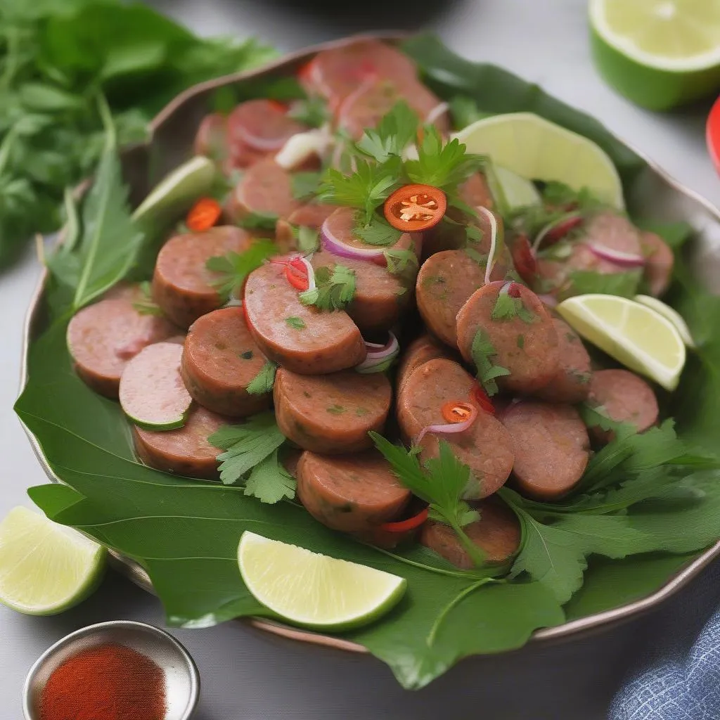 Thai Sai Oua Sausage Salad