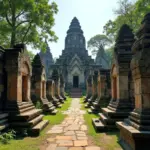 Ancient temple ruins in Thailand