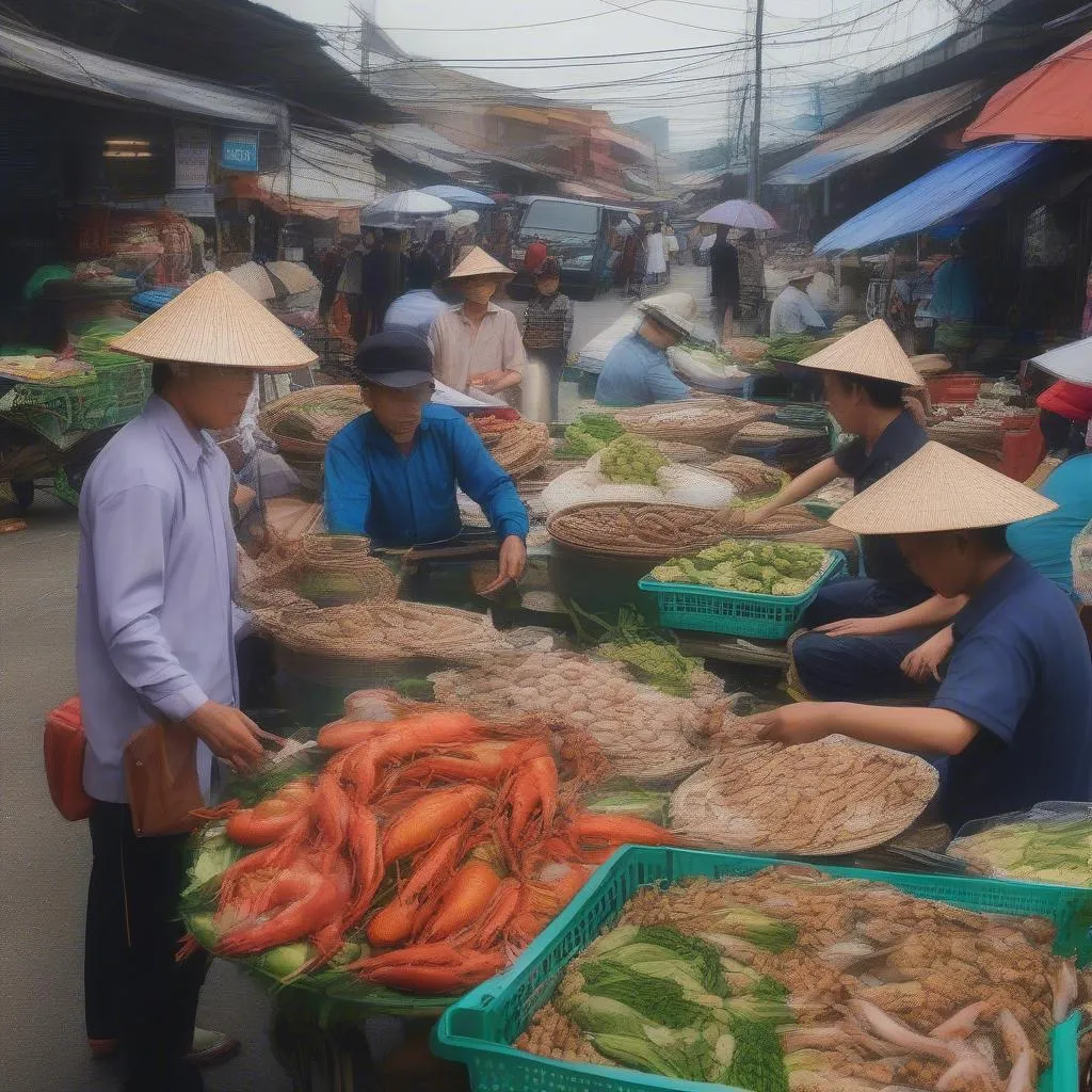 Thai Binh market