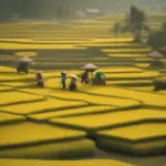 Golden Rice Fields