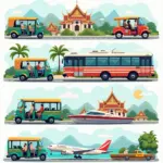 Diverse Transportation Options in Thailand