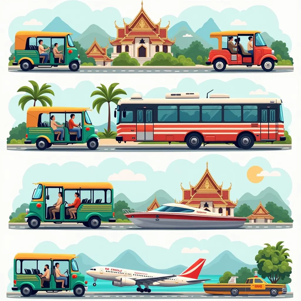 Diverse Transportation Options in Thailand