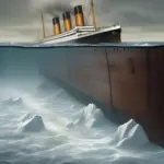 Titanic iceberg collision