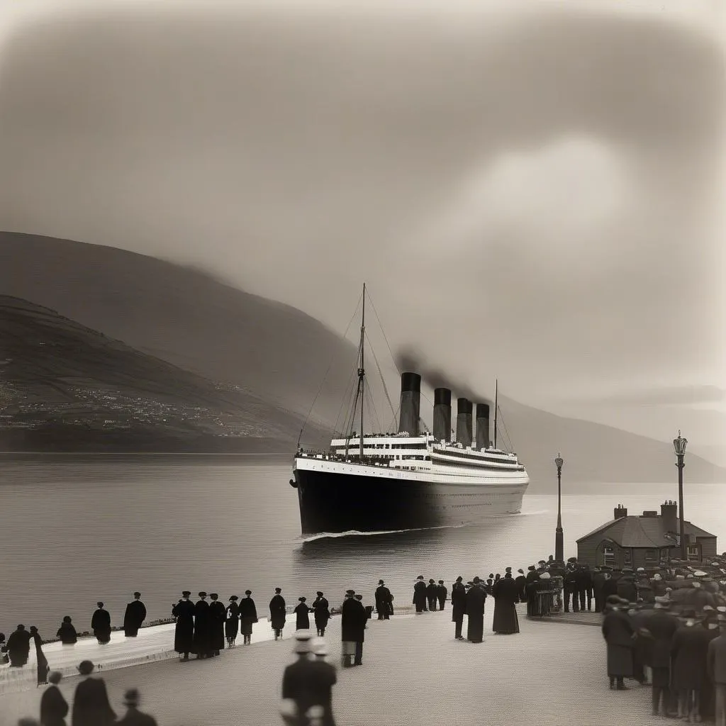 Titanic Departing Queenstown