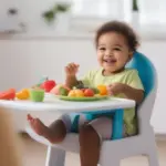 Toddler Enjoying a Healthy Meal