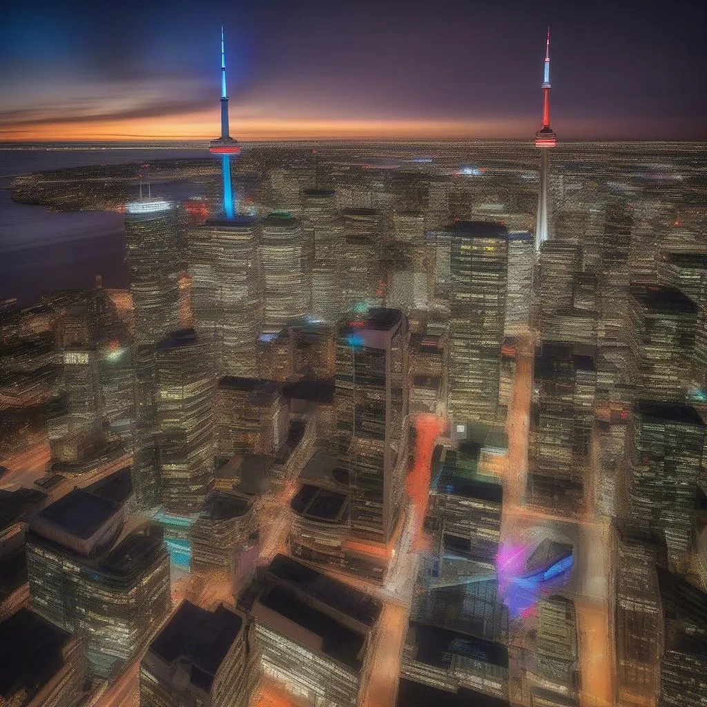 Toronto Skyline Night