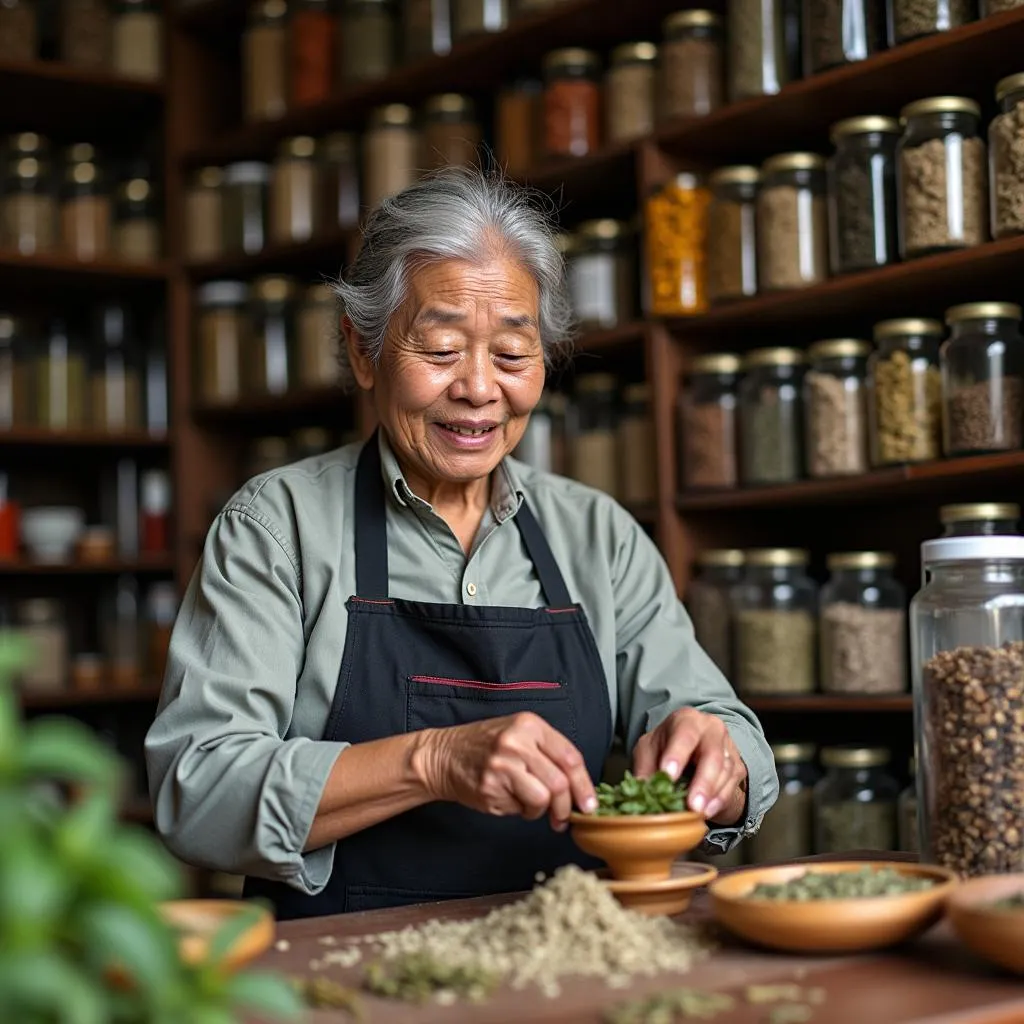 Inside a Traditional Medicine Shop in Hanoi