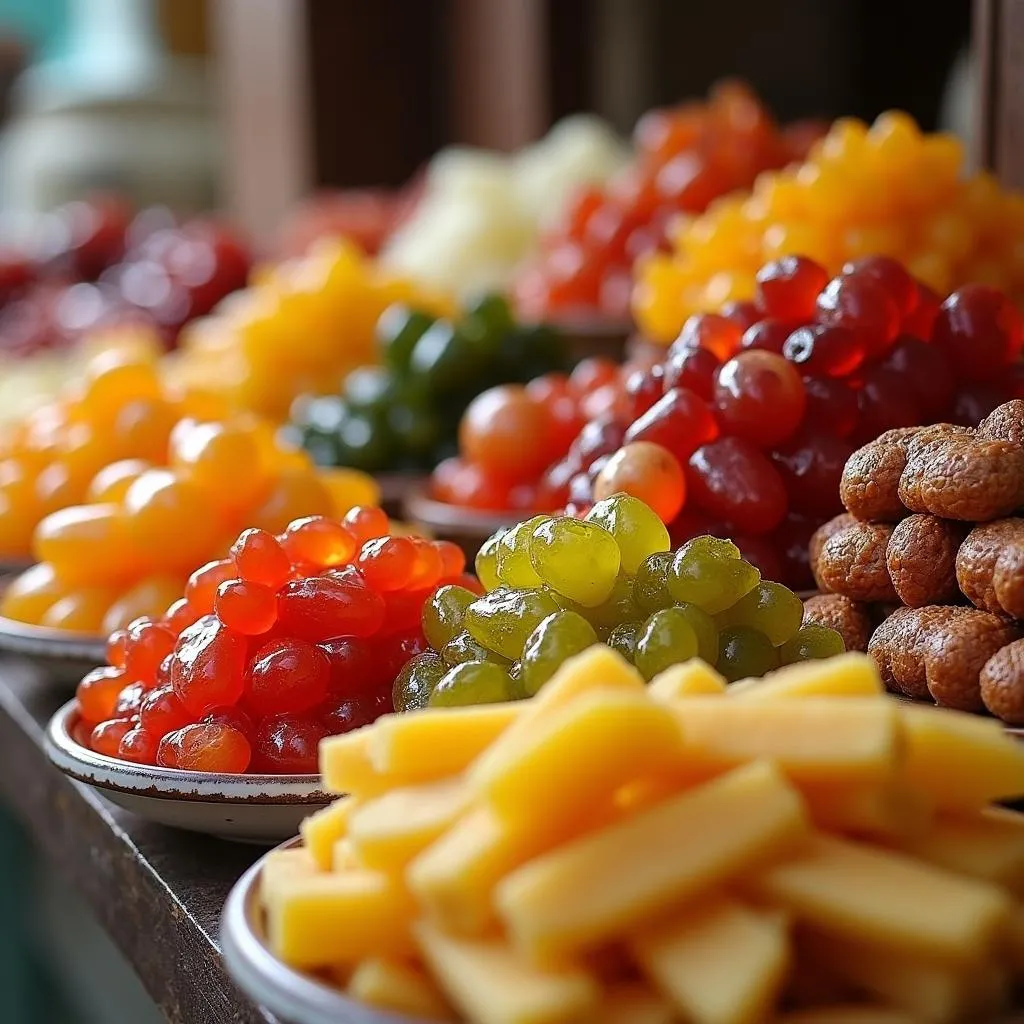 Assortment of Traditional Vietnamese Treats