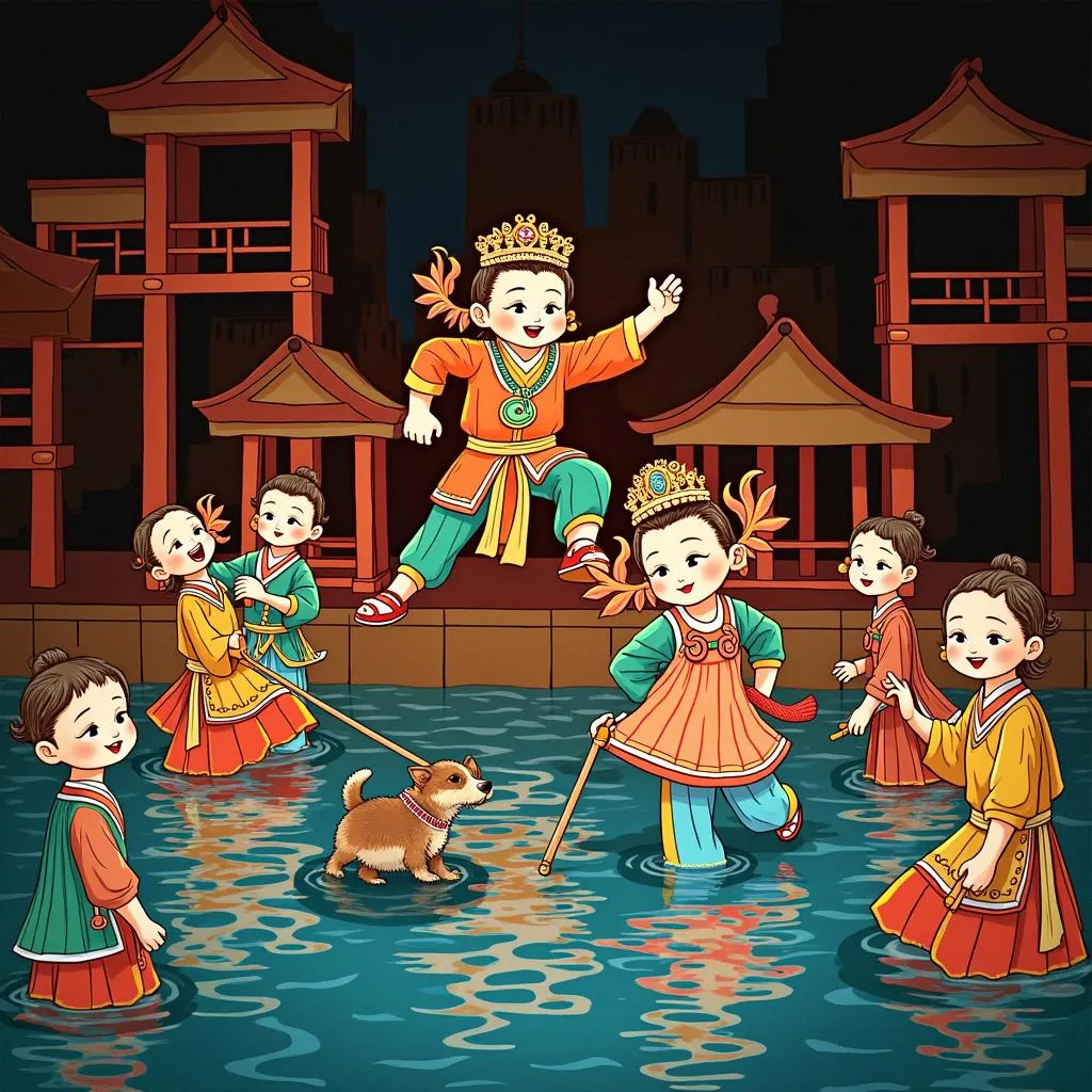 Traditional Vietnamese Water Puppet Show