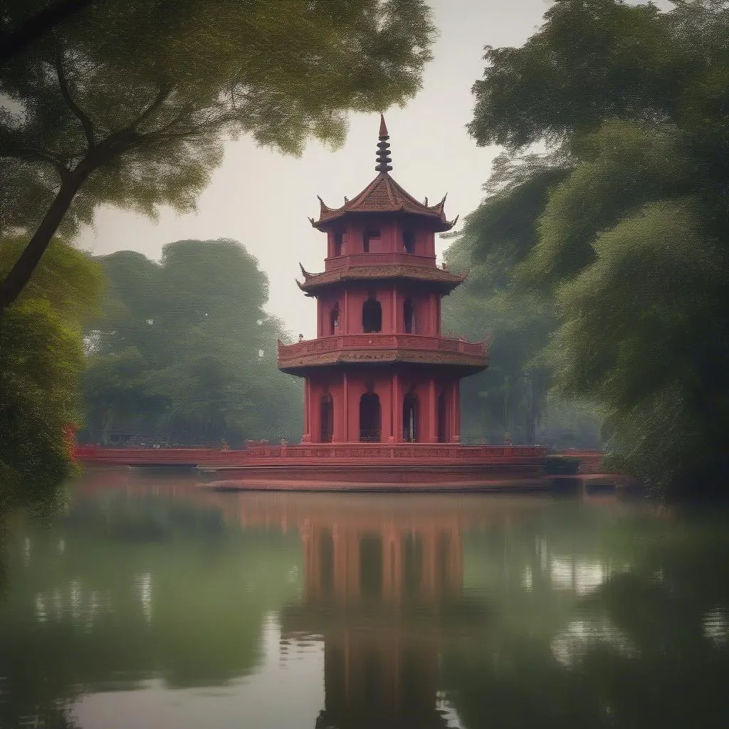 Tran Quoc Pagoda in Hanoi, Vietnam