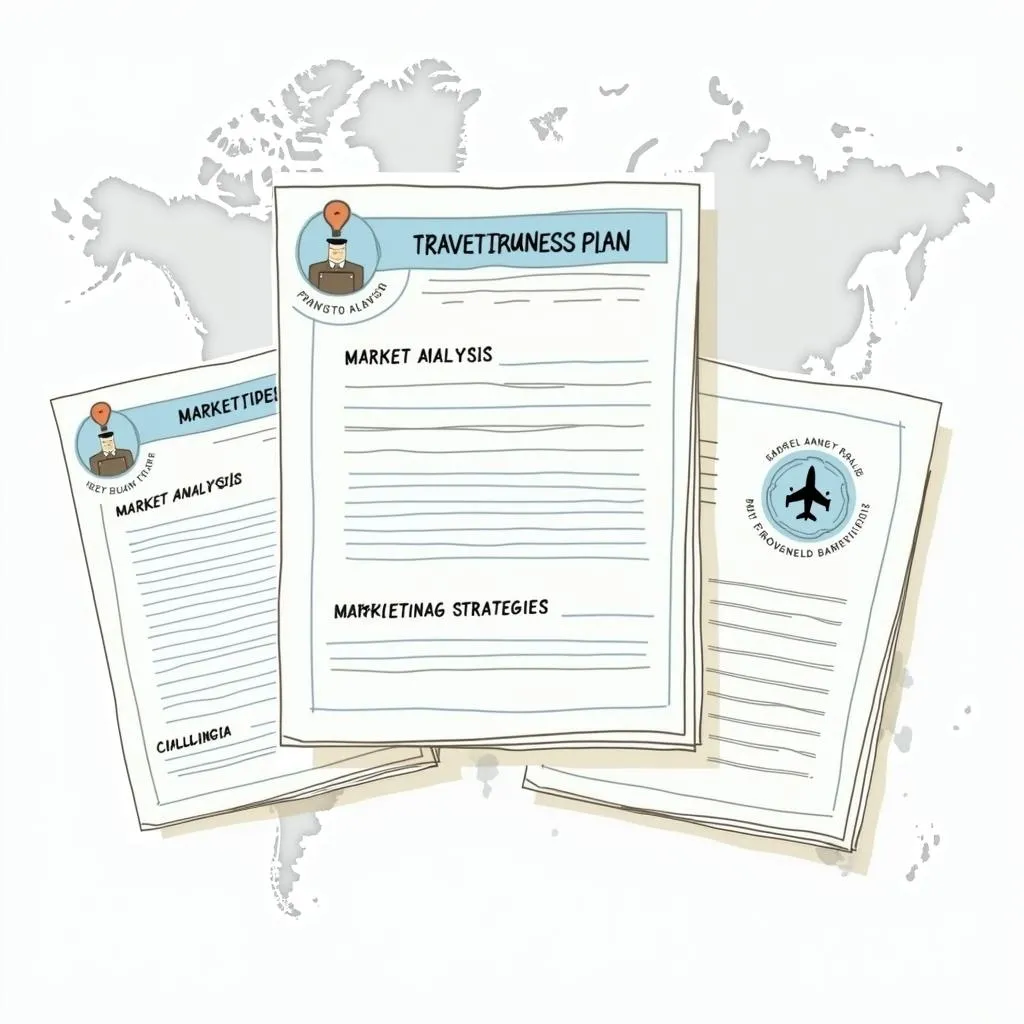 Travel Agency Business Plan Illustration