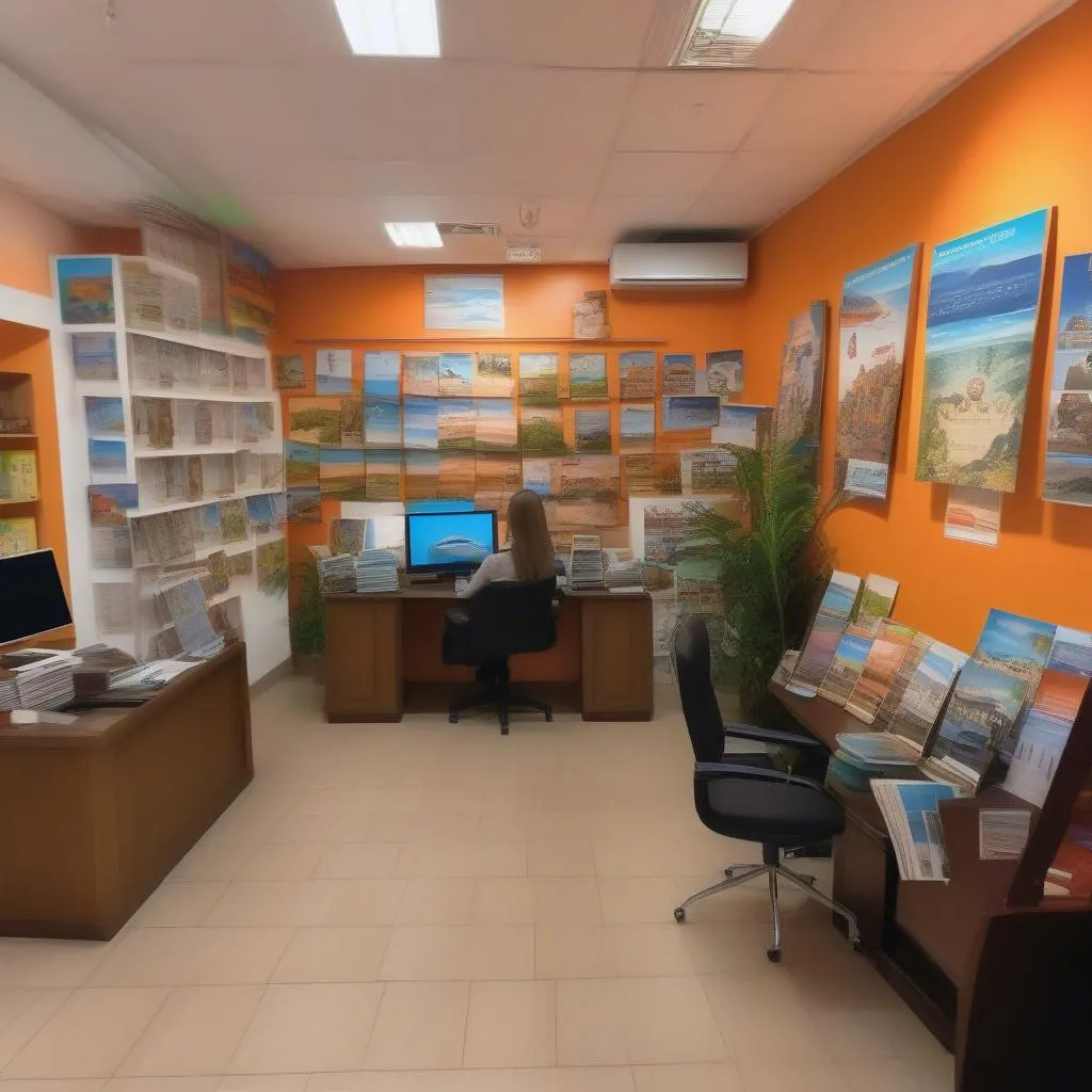 travel agency office