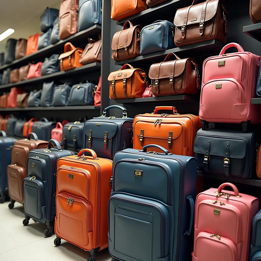 Travel Bags Display