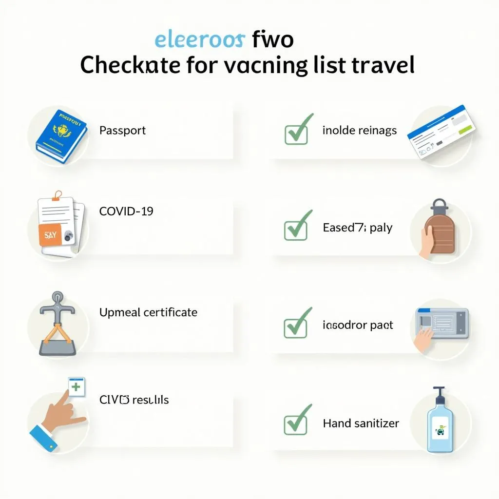 Essential travel checklist for COVID-19 tests