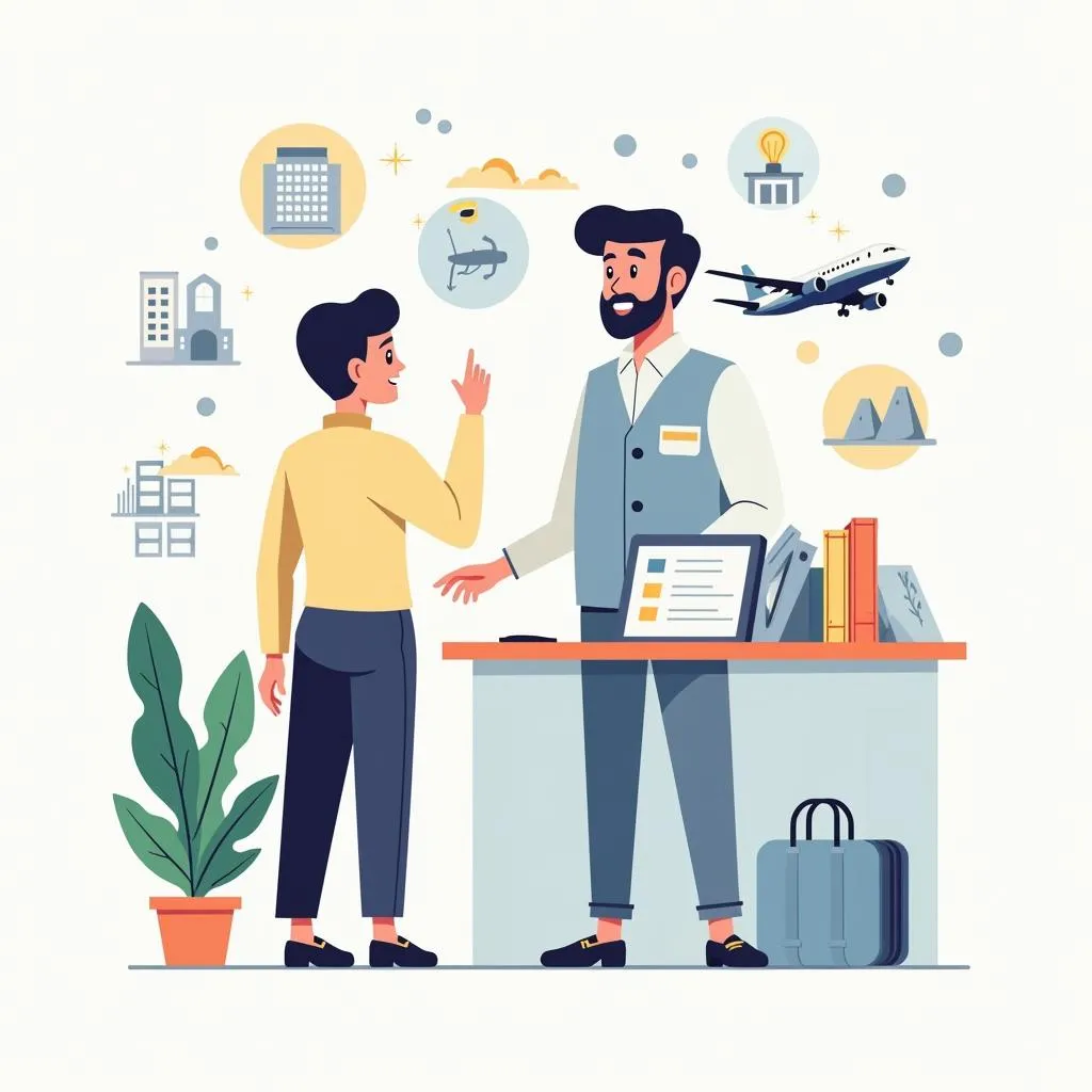 Travel Concierge Services Illustration