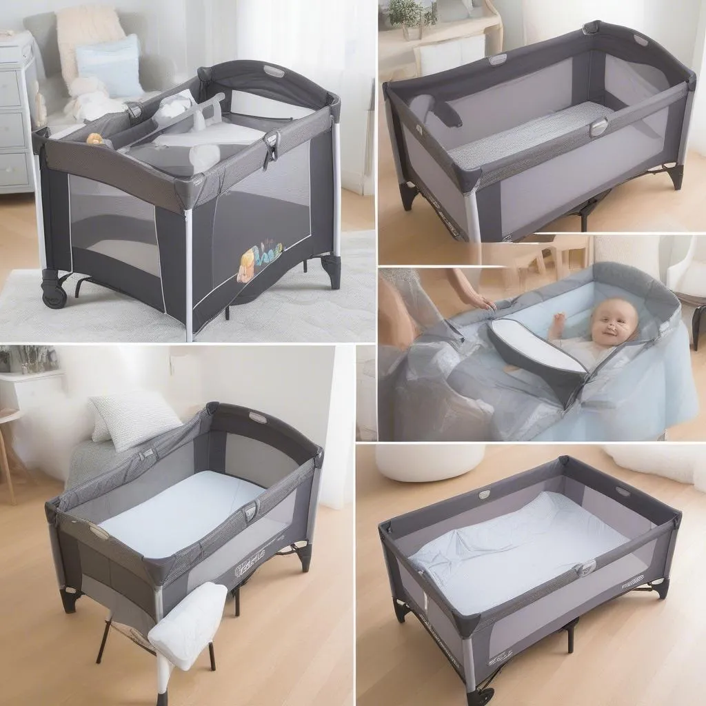 travel cot folding process