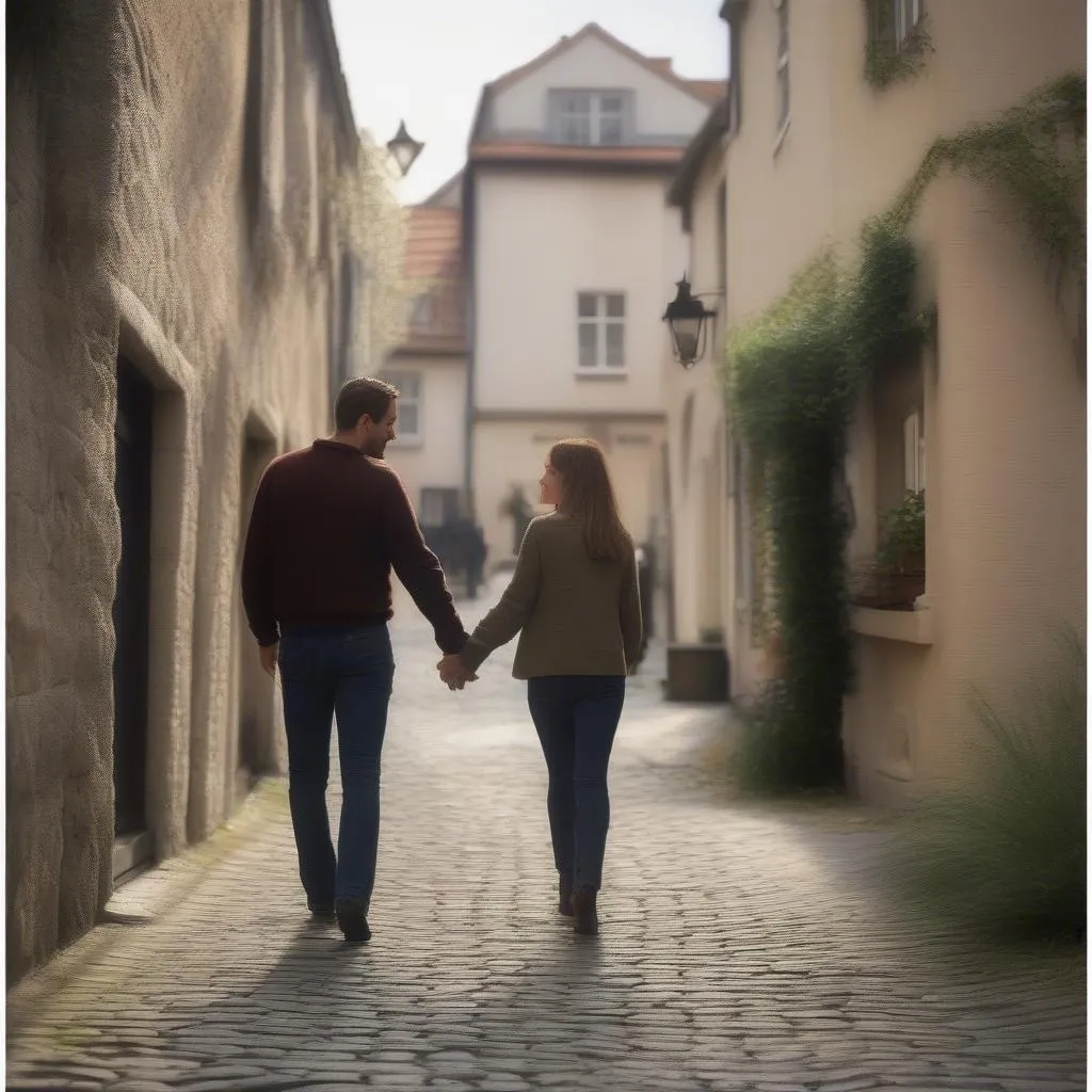 Couple Enjoying Slow Travel