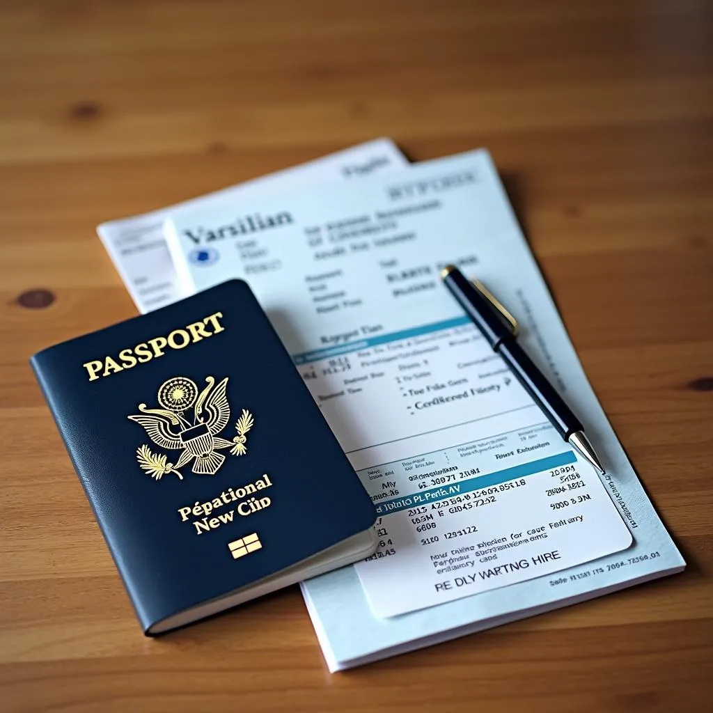 Travel Documents for International Trip