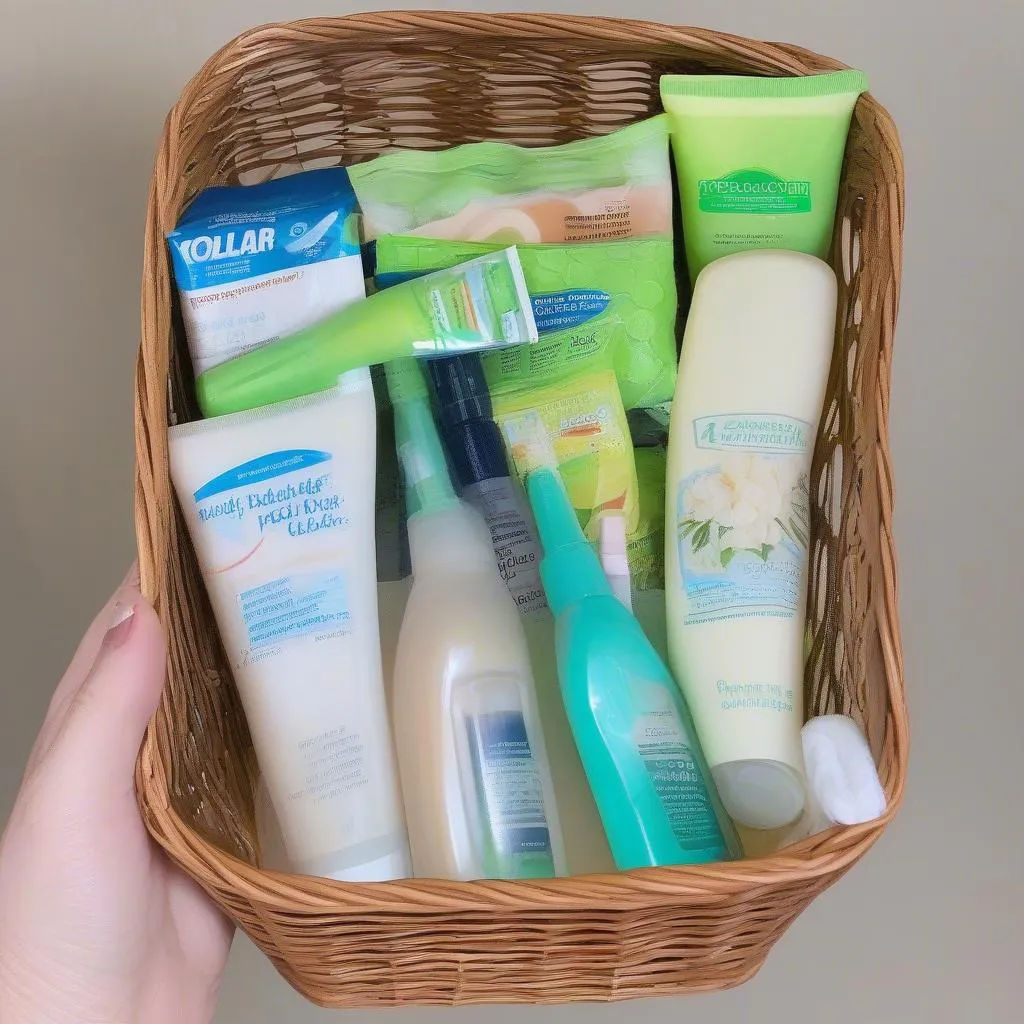 Travel Essentials Basket