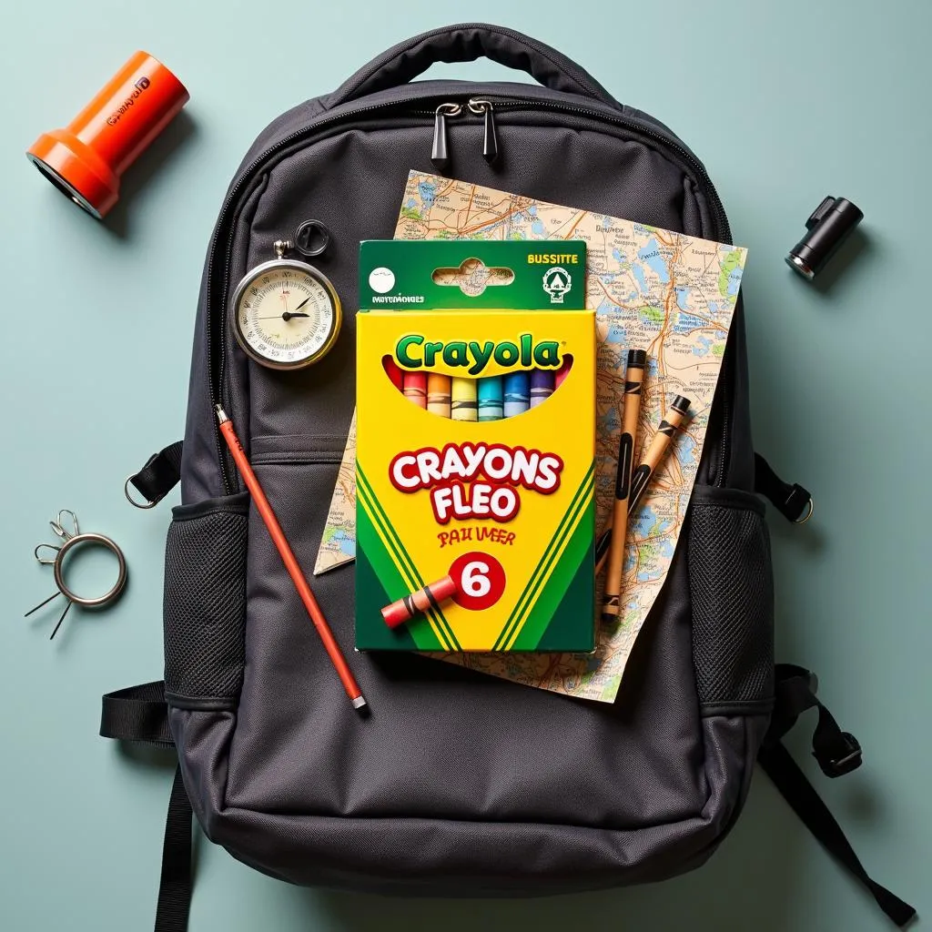 Essential travel hacks using a crayon