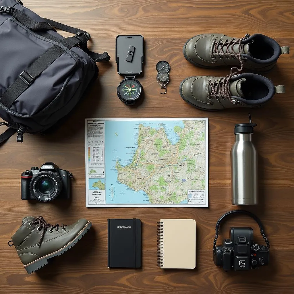 Essential items for travel packing