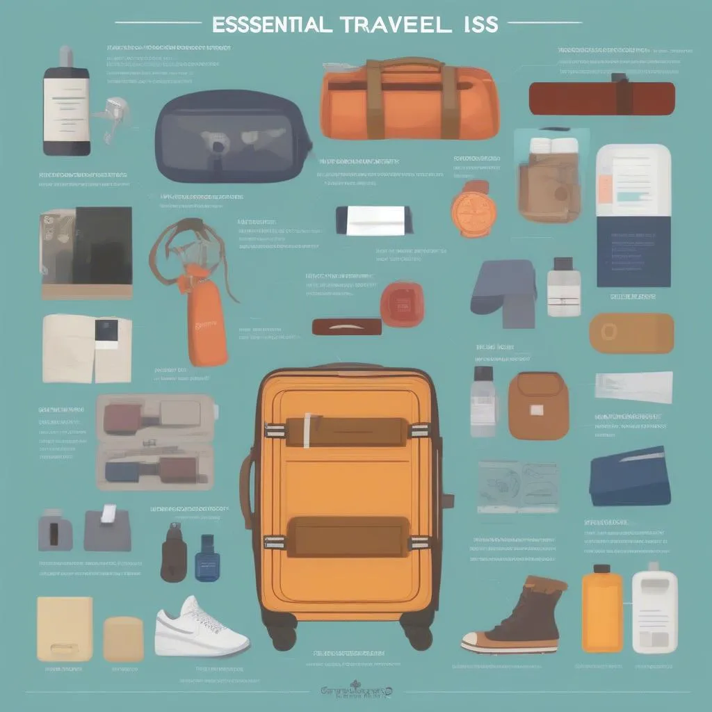 Essential Travel Items Packing List