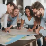 Travel Experts Planning a Trip