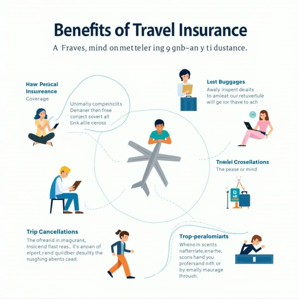 Travel insurance benefits illustration.