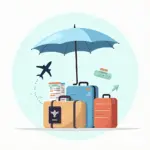 Travel insurance concept