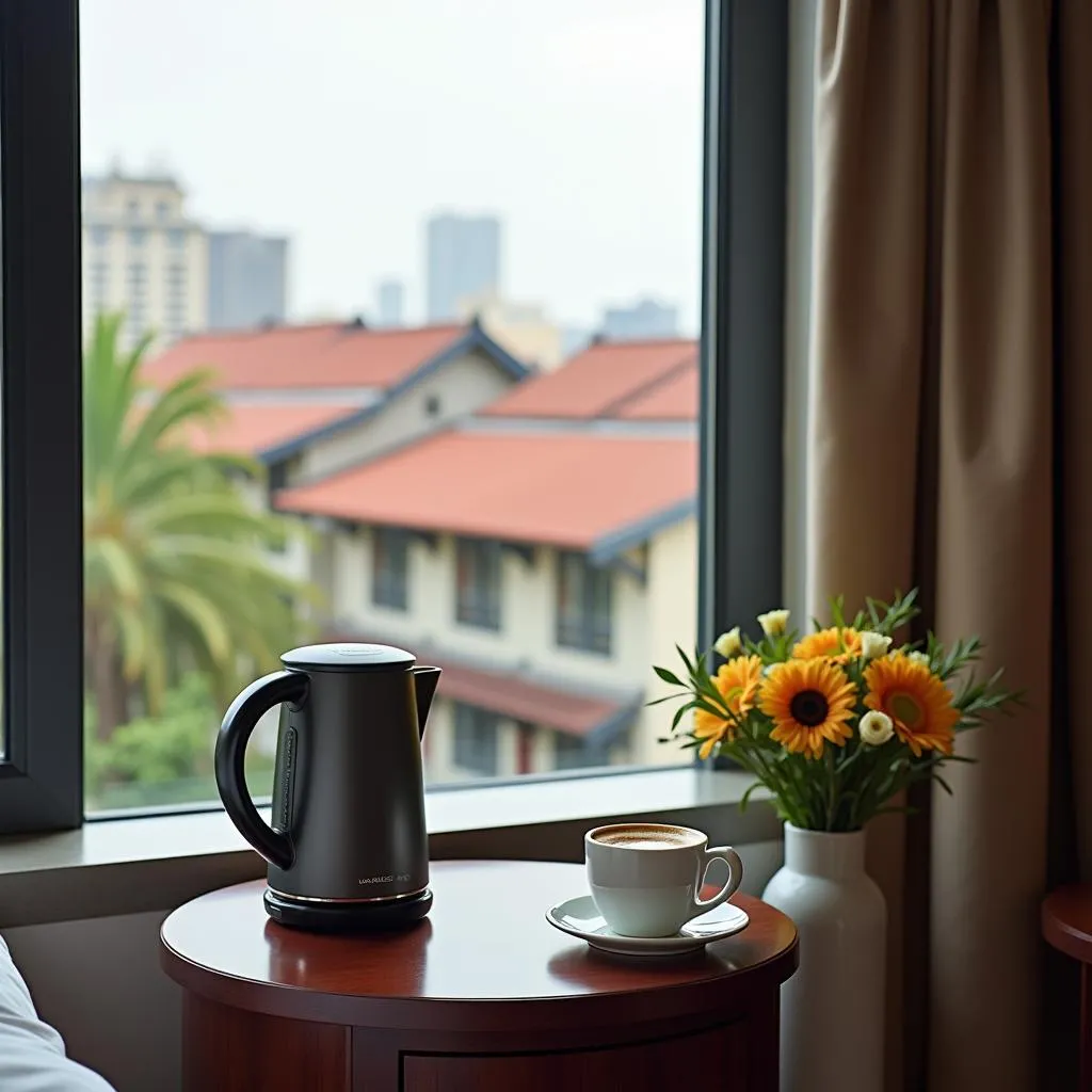 Travel Kettle in Hanoi Hotel Room