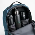 Travel microscope in backpack