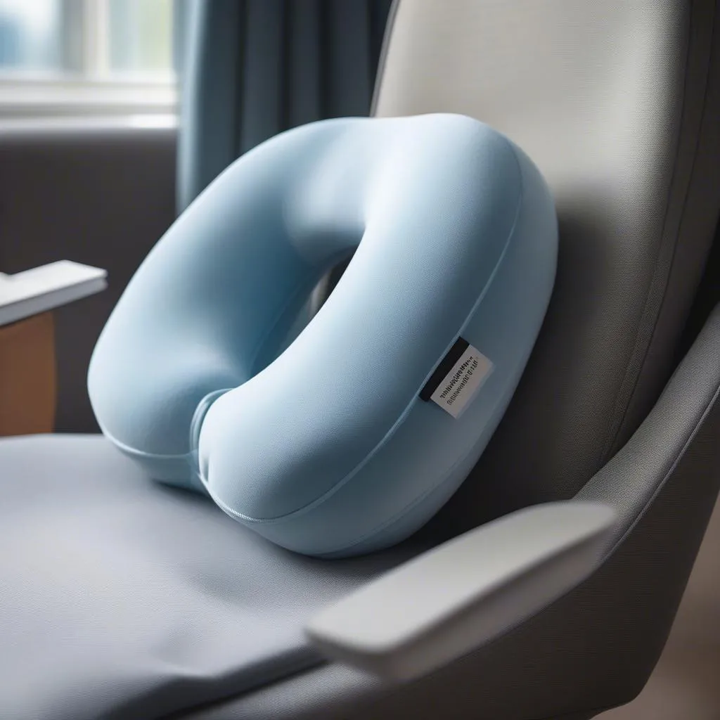 Comfortable travel pillow for airport relaxation