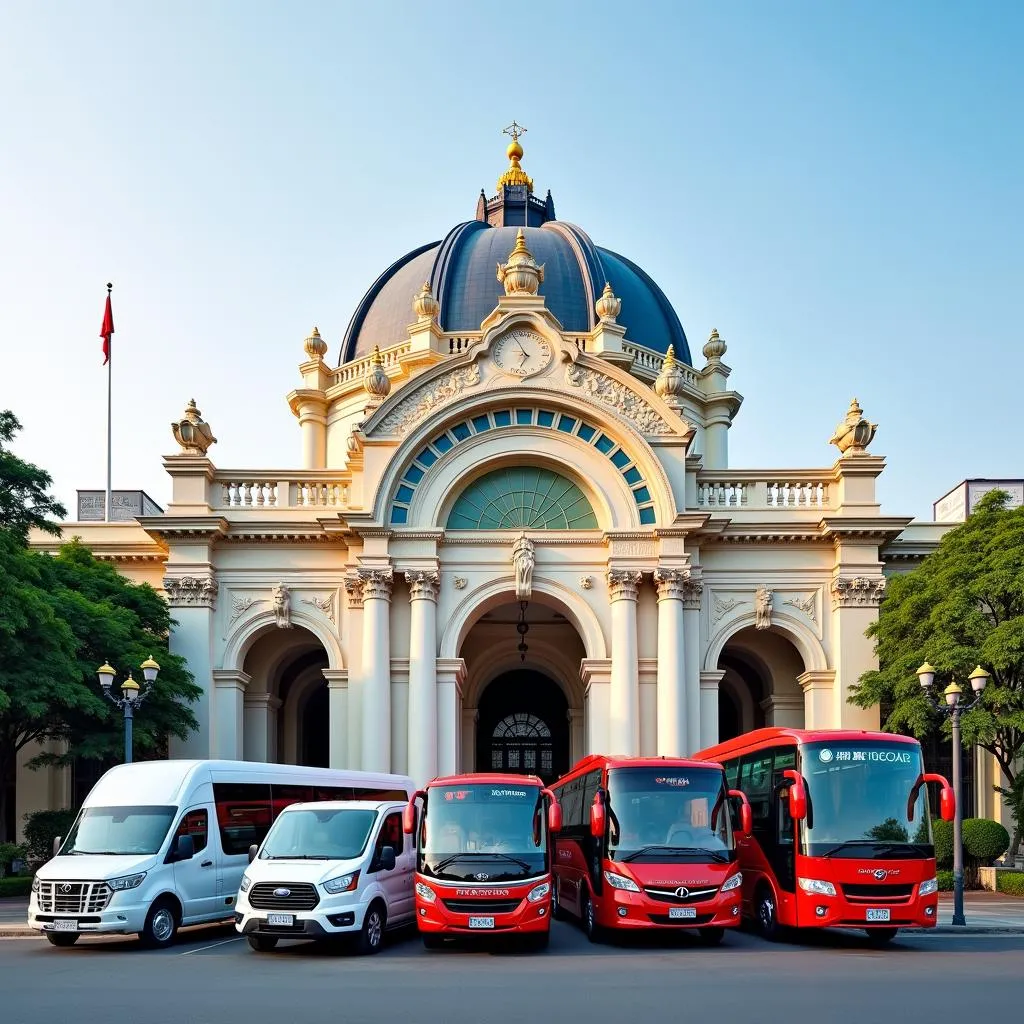 TRAVELCAR Fleet in front of Hanoi Opera House