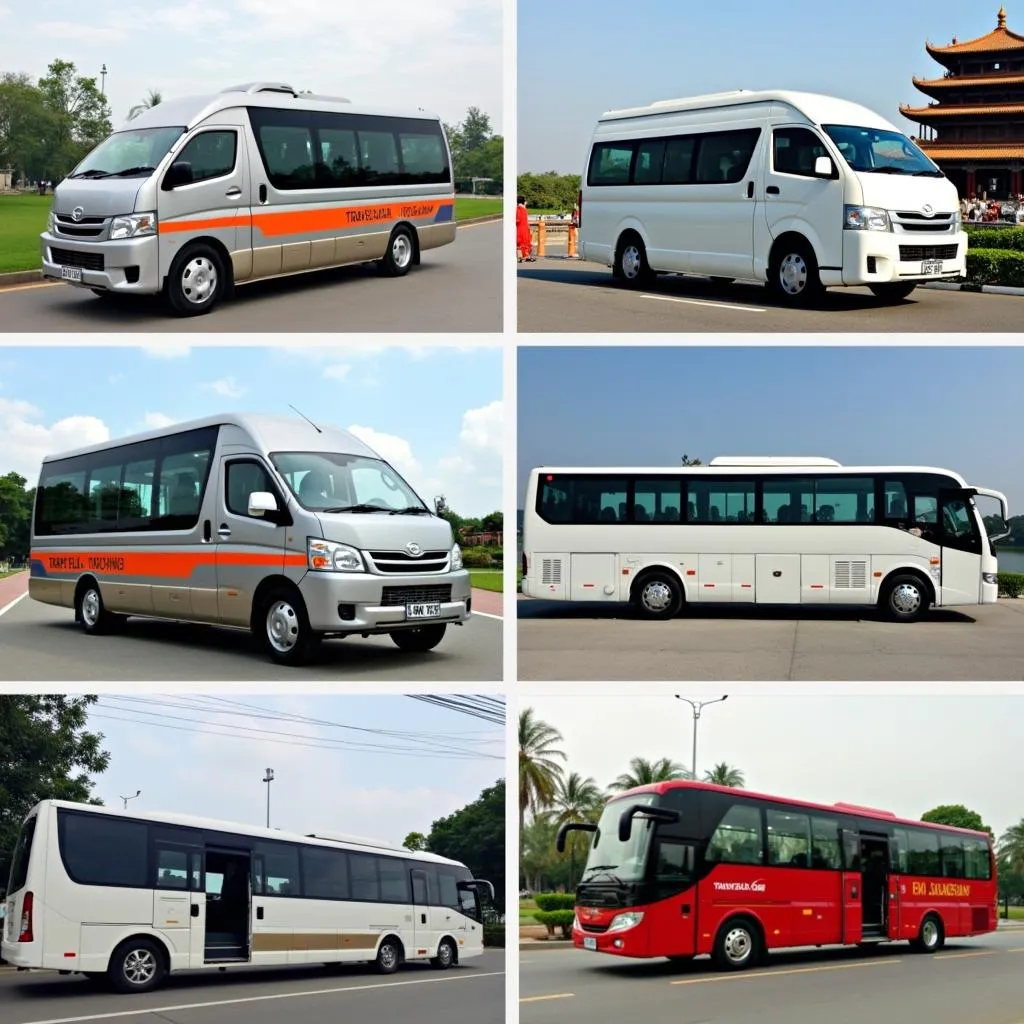 TRAVELCAR's fleet of vehicles available for rent in Hanoi