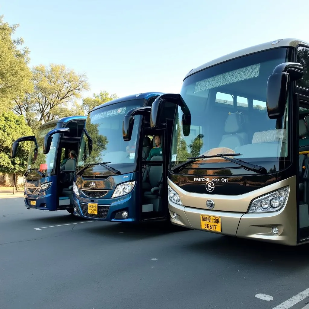 TRAVELCAR's fleet of modern buses