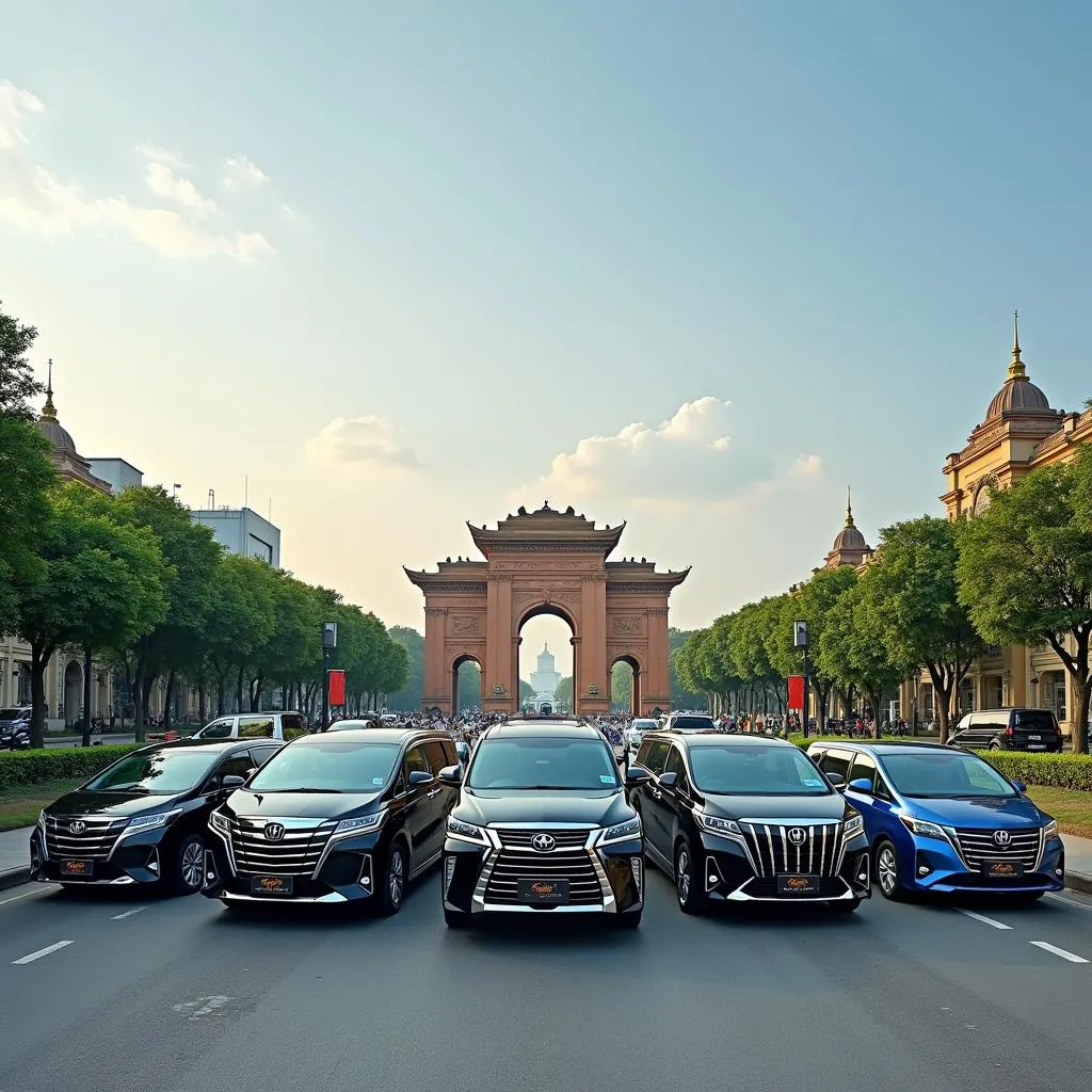 TRAVELCAR's Fleet of Vehicles in Hanoi