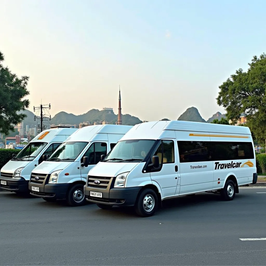 TRAVELCAR fleet of vehicles in Hanoi