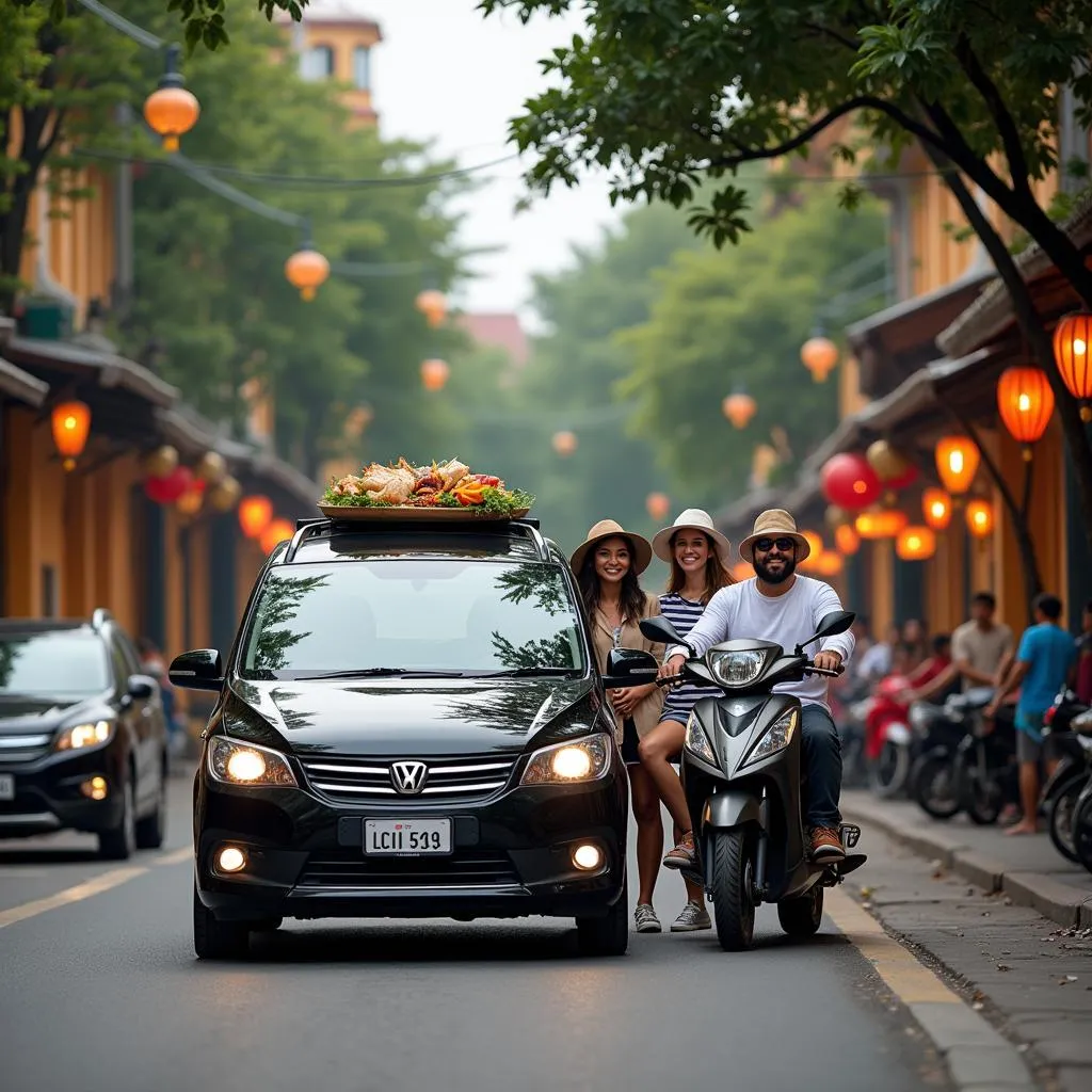 Travelcar Hanoi Food Tour: Private car rental for exploring local cuisine