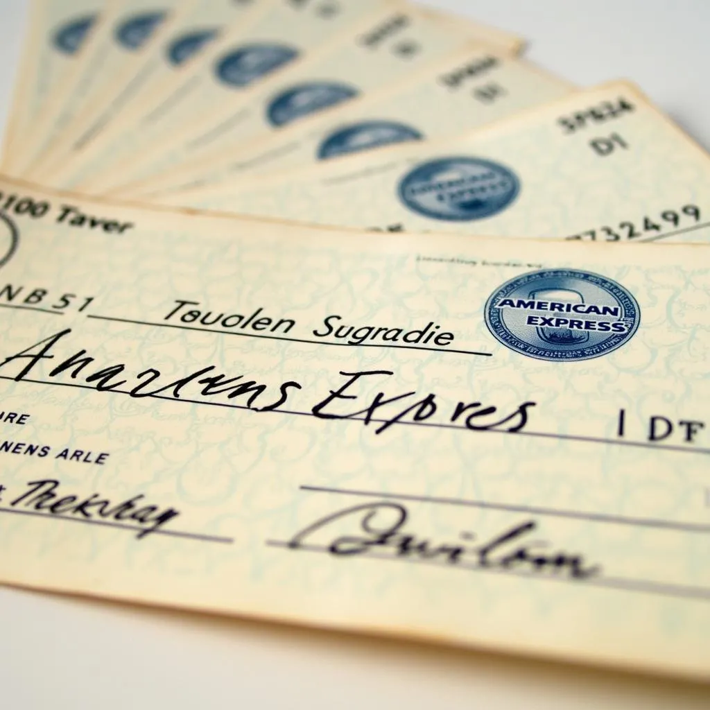 Vintage Traveler's Checks