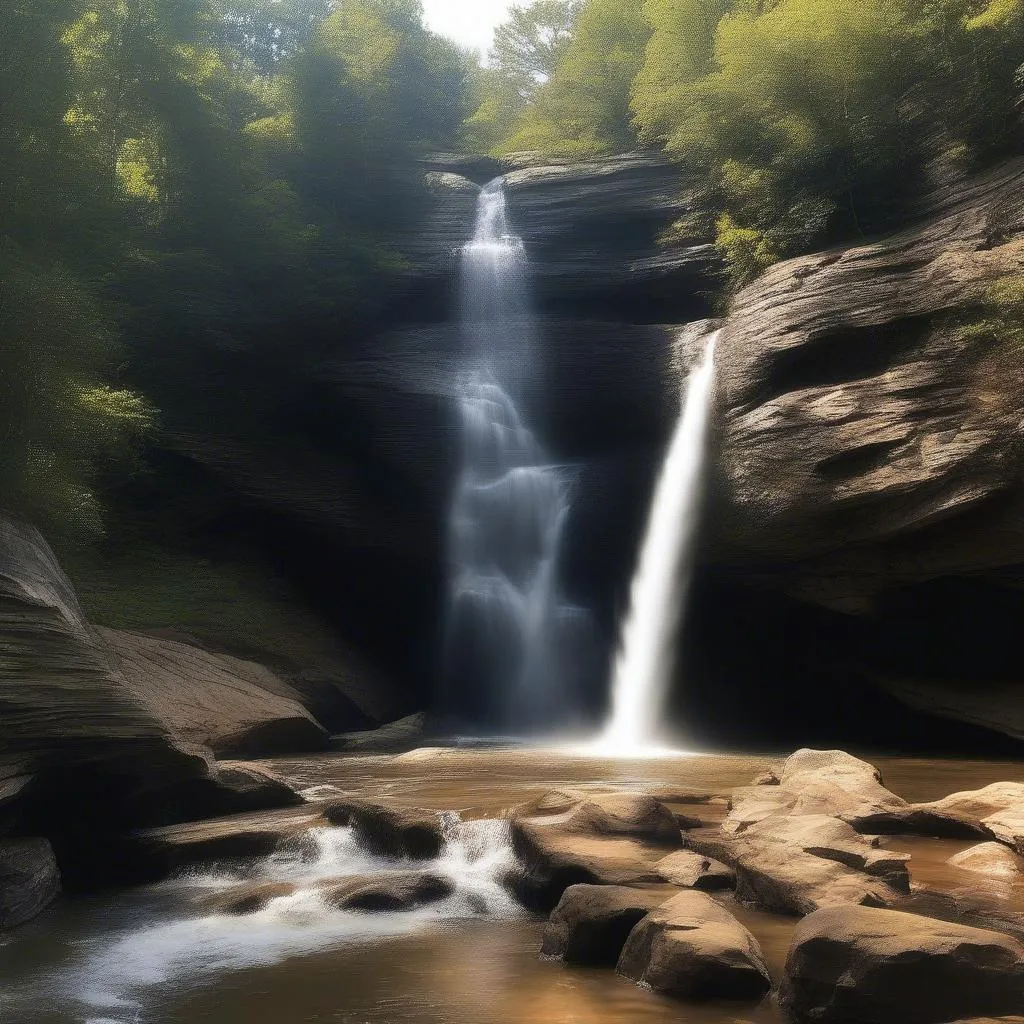 Scenic Waterfall