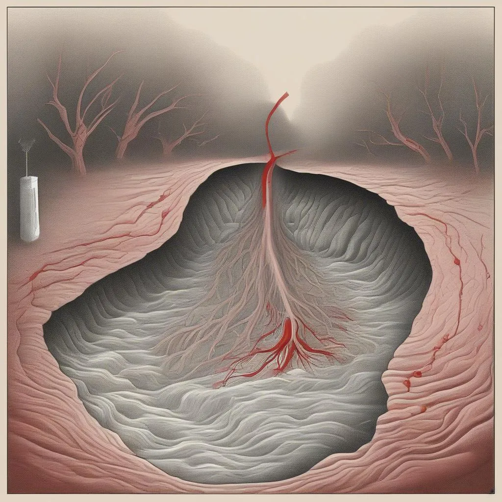 Traveling blood clot