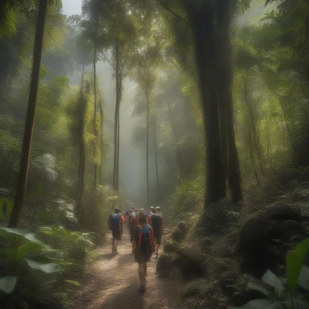 Jungle Trek in Lao Bao