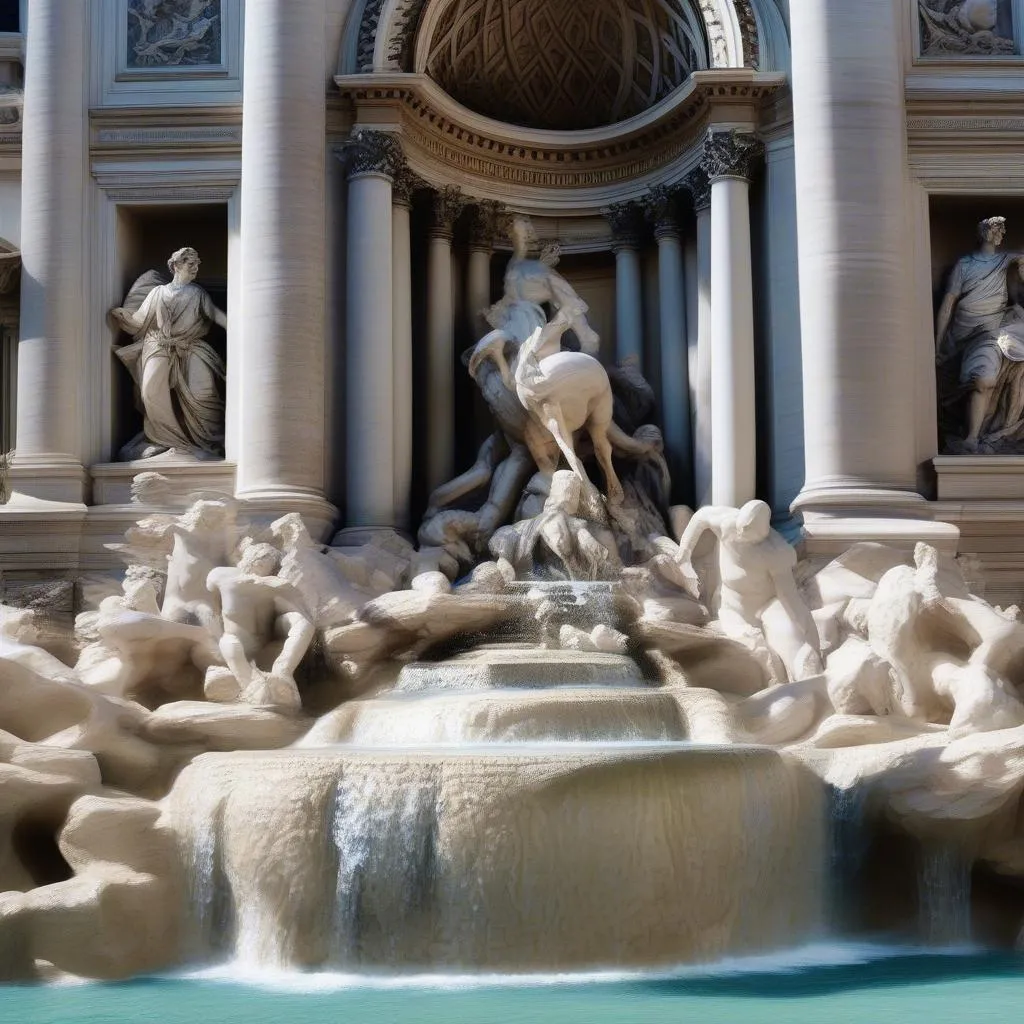 Trevi Fountain Ripples