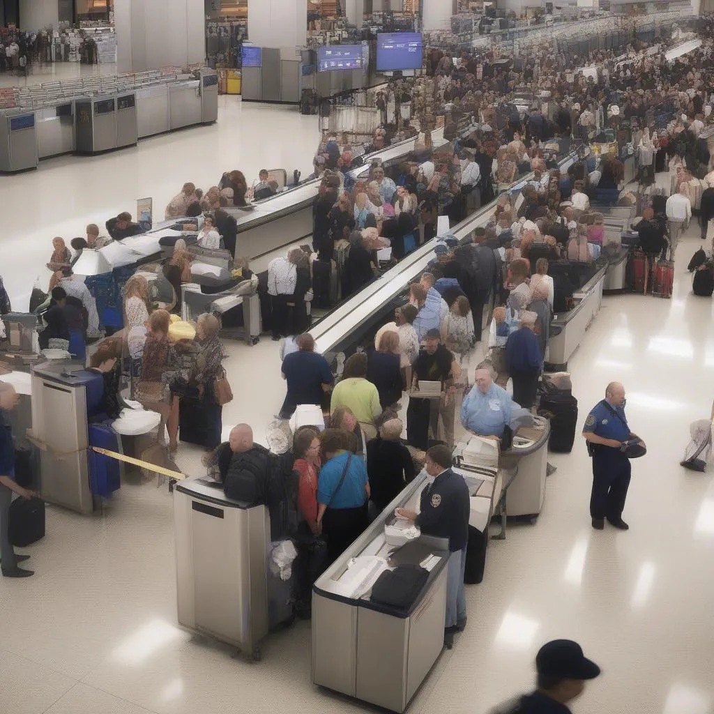 TSA Airport Security Checkpoint